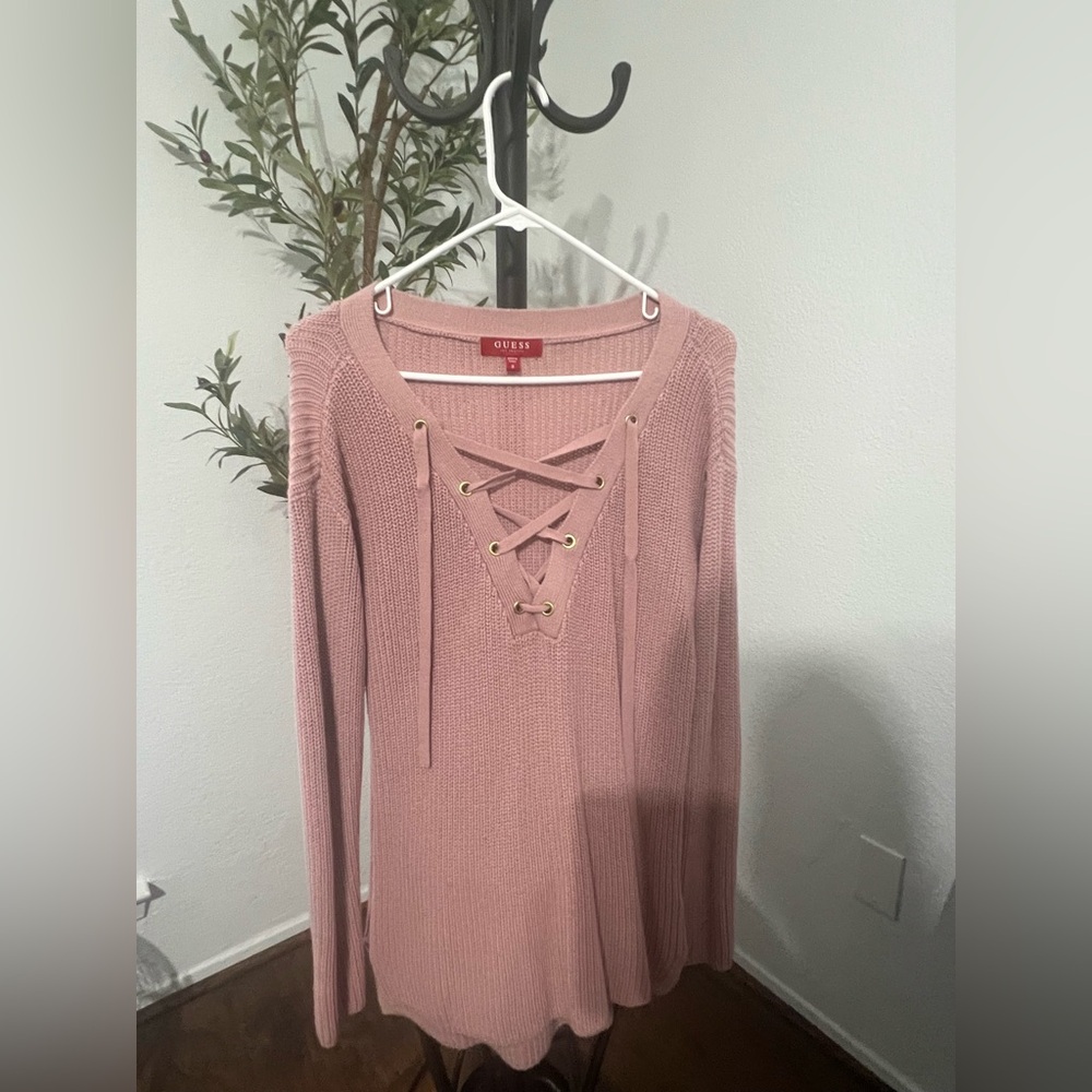 Guess Pink Knit Sweater